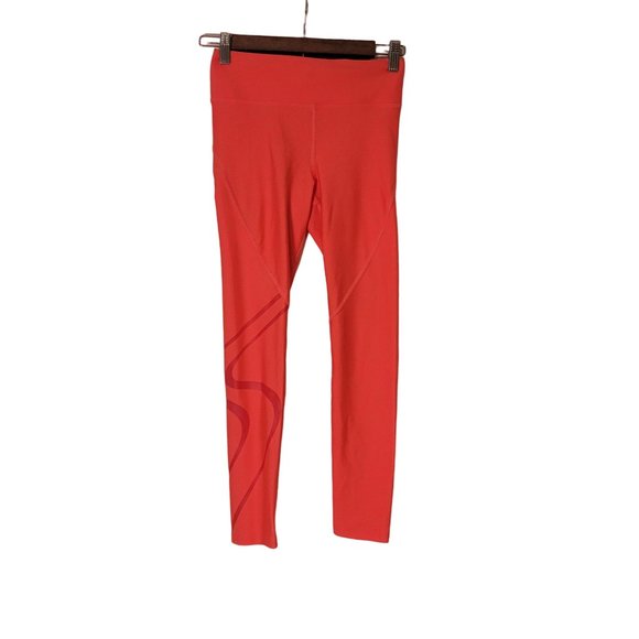 Under Armour Compression Leggings Workout Running Pants Peach Women's Size XS - Picture 2 of 6